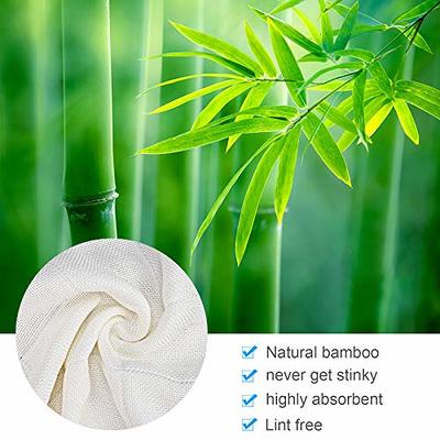 High Quality Bamboo Dish Cloths Kitchen Cleaning Rags No Odor