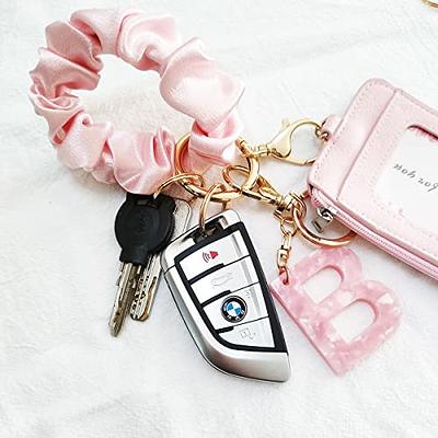 Junyuerly Wrist Strap Key Chain Elastic Scrunchie Bracelet Multifunctional Key  Ring for Women (Style B -white) - Yahoo Shopping