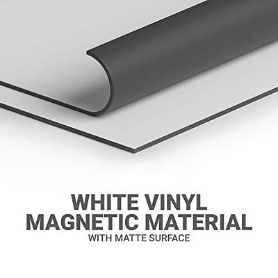 Matte White Vinyl Magnet Sheet