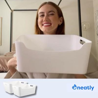 FINESSY Pantry Organizers and Storage Bins, 2 Under Sink