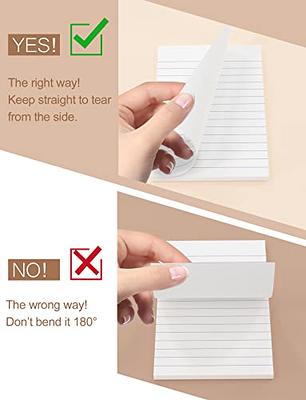 Adhesive Sticky Notes, White