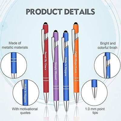  4 Pieces Bible Pens Inspirational Ballpoint Pens in