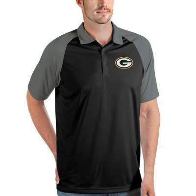 Green Bay Packers Antigua Compass Polo - Charcoal