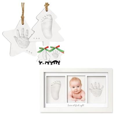 KeaBabies Baby Footprint Kit - Baby Hand and Footprint Kit - Baby Shower  Gifts for Mom - Baby Keepsake - Personalized Baby Picture Frame Print Kit 