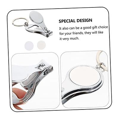 TEHAUX Lopper 2pcs Sublimation Nail Scissors Metal Pedicure