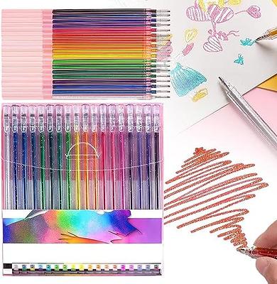 Justice Scented Multi-Color Glitter Gel Pens, 24 Scented Colors