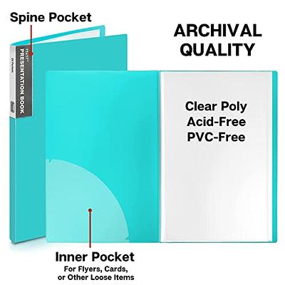 Binder with Plastic Sleeves Folder with Plastic Sleeves 30- Pocket  Presentation