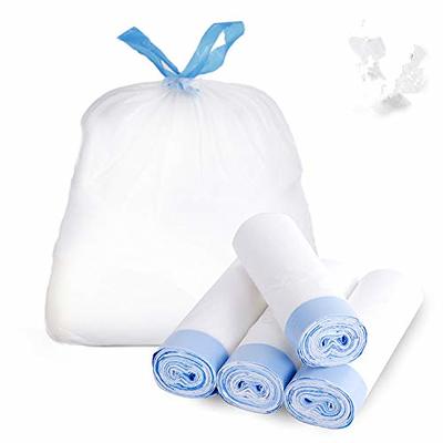 5 Gallon 80 Counts Strong Drawstring Trash Bags Garbage Bags by RayPard,  Small Plastic Bags, Trash Can Liners for Home Office Kitchen Bathroom