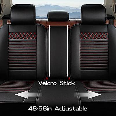 Leather Car Front Seat Cover With Neck Pillow And Lumbar Pillow Universal  Auto Seat Cushion Cover Luxury Car Interior Decoration