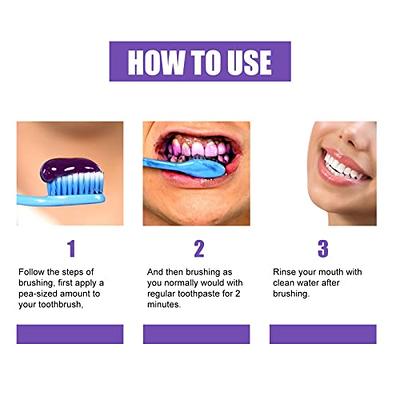 Purple Toothpaste for Teeth Whitening - Teeth Whitening Toothpaste, Travel  Toothpaste, Non-Invasive Purple Teeth Whitener Tooth Paste for Teeth  Whitening, Travel` - Yahoo Shopping