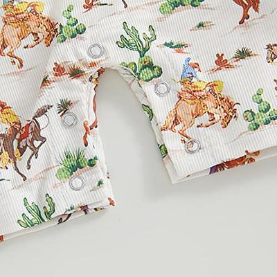  Baby Boys Summer 2-Piece Clothing Western Print Short