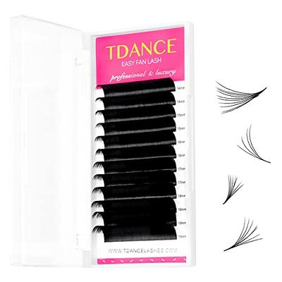 ALLOVE Eyelash Extension Cashmere Super Easy Fan Volume Lash Extensions  0.05mm CC Curl 15-20mm Mixed Tray Rapid Blooming Volume Lashes Self Fanning Lash  Extension Supplies - Yahoo Shopping