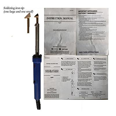 Plastic Welding Kit with Plastic Welder, Rods, Reinforcing Mesh