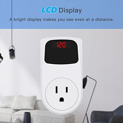 1 BSEED Voltage Protector, 3 Outlet Plug in Surge Protector for