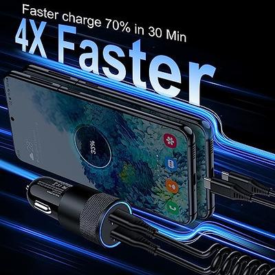 Android Auto USB C Cable Samsung Charger Fast Charging Cord for Car,3Pack  Retractable USB Type C to USB A Coiled Cable Fast Charging Cord for Galaxy  S23/S22/A24/A54/A34,Google Pixel 8Pro/7a/7/6/5/4/3 - Yahoo Shopping