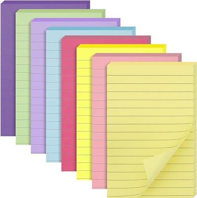 Post it Notes 4 in x 6 in 8 Pads 100 SheetsPad Clean Removal