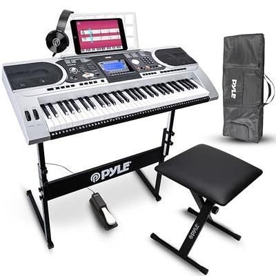 Usb Rechargeable Keyboard Piano With Microphone For Kids