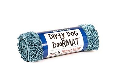 Dog Gone Smart Dirty Dog Microfiber Paw Doormat - Super Absorbent Dog Mat  Keeps Paws & Floors Clean - Machine Washable Pet Door Rugs with Non-Slip