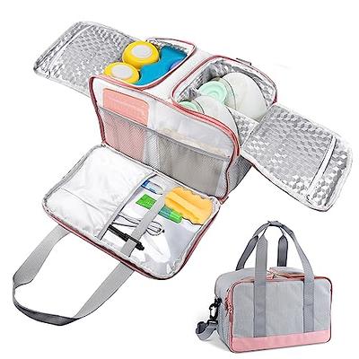 Bafaso Breast Pump Bag Compatible With Momcozy S12 Pro, Willow And Elvie  Breast Pump, Carrying Case For Wearable Breast Pump And Extra Parts, Gray -  Imported Products from USA - iBhejo