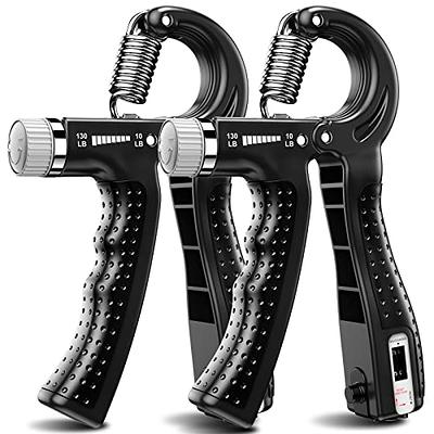 Hand Grip Strengthener - 2 Pack Forearm Exerciser Adjustable Resistance  20-90lbs Hand Squeezer for Men,Women - Grip Workout and Hand Rehabilitation