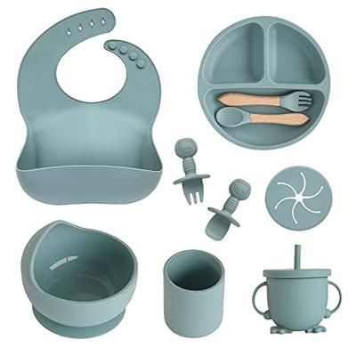 Baby feeding set with cup, plate & silverware