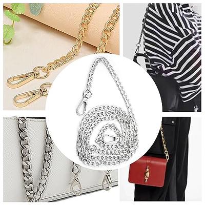 Purse Chain Strap Crossbody Bag Chains Strap Handbag Chain Replacement  Leather Chain Straps 47.2 