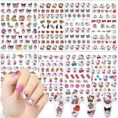 Airbrush Stencils Nail Stickers 3D Butterfly Flame Four Pointed