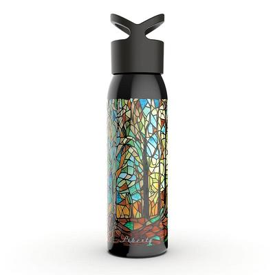 Liberty 24 oz. Sanctuary Panther Black Reusable Single Wall Aluminum Water  Bottle with Threaded Lid - Yahoo Shopping