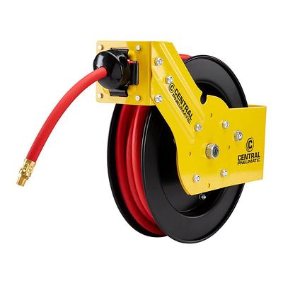 Central Pneumatic 3/8 in. x 25 ft. Retractable Air Hose Reel - Yahoo  Shopping