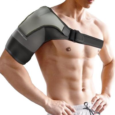  ZENKEYZ Shoulder Brace For Men & Women, Shoulder Immobilizer  For Torn Rotator Cuff, Tendonitis, Dislocation, Pain, Neoprene Shoulder  Compression Sleeve Wrap