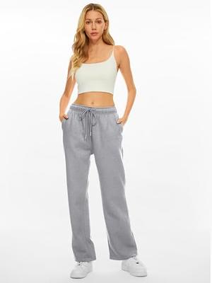 Fleece Lined Snow Pants Women's Automet Baggy Wide Straight Leg