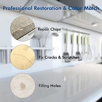 Porcelain Repair Kit, Ceramic Tile Repair Kit Filler(Color Match), Fix Tile  Chips, Cracks, Holes and Scratchs - Super Strong Adhesion, for Ceramic