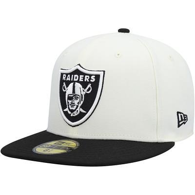 Men's New Era Black/Gray Las Vegas Raiders NFL x Staple Collection 59FIFTY Fitted Hat