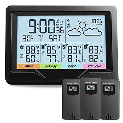 TempMinder Wireless Indoor and Outdoor Thermometer w/ Weather