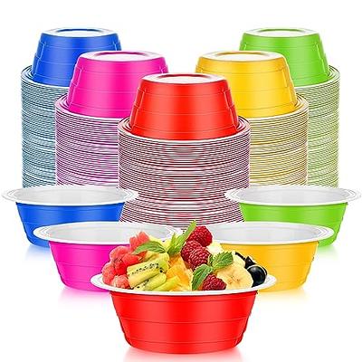 Posh Setting Clear Plastic Bowls for Parties, Disposable Serving