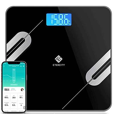 OOYY Digital Simple and Practical Body Fat Scale with Led Display, Bathroom  Scale with Smartphone App