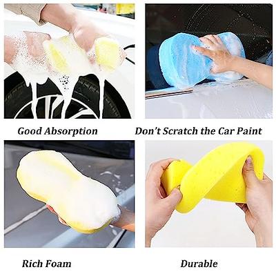 Jvoiyae Large Sponges - 10 Pcs Car Wash Sponges, All Purpose Cleaning  Sponge High Foam Scrubber Kit, Big Washing Sponge Pad for Car, Household  Cleaning, Water Games, Kitchen, Dishes, Bathroom, Bike - Yahoo Shopping