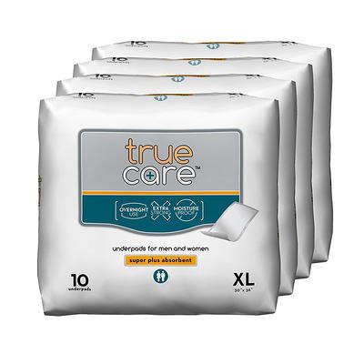 Medpride Disposable Underpads 17'' x 24'' (100-Count) Incontinence Pads,  Bed Covers, Puppy Training, Thick, Super Absorbent Protection for Kids,  Adults, Elderly