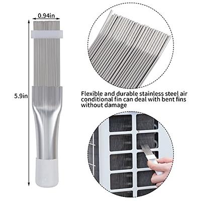 5pcs Air Conditioner Condenser Comb Stainless Steel Air