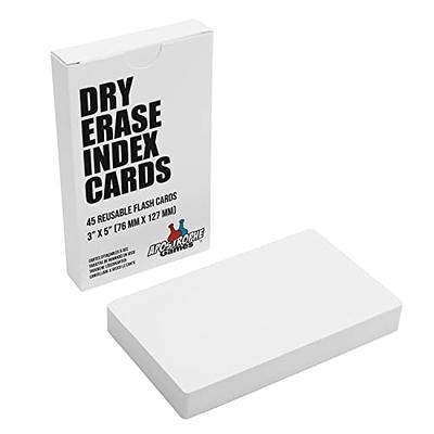 Index Cards, 3” x 5” Reusable Flash Cards
