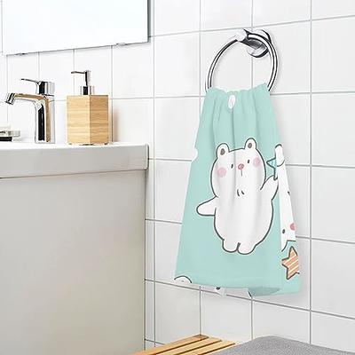 Cotton Hand Towels Soft Face Towel For Bathroom Gym And - Temu