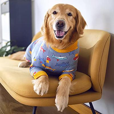 Pet Dog Recovery Suit Clothes Anti-licking Npost-operative Long Sleeve  Pajamas Prevent Shedding Hair 