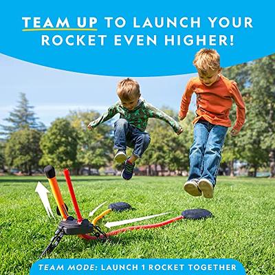  Stomp Rocket Original Dueling Rocket Launcher for Kids, 4  Rockets - Fun Backyard & Outdoor Kids Toys Gifts for Boys & Girls - Toy  Foam Blaster Set Soars 200ft - Multi-Player