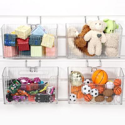 RIVTUN Wall Mounted Storage Bins Parts Rack 4 Colors Garage Plastic Shop  Tool Organizer, ABS Plastic Garage Rack, Screw Storage 30 Bins - Yahoo  Shopping