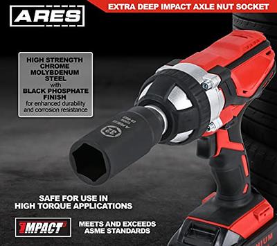 ARES 12036-32MM Axle Nut Socket - 6 Point Socket - Extra Deep 1/2