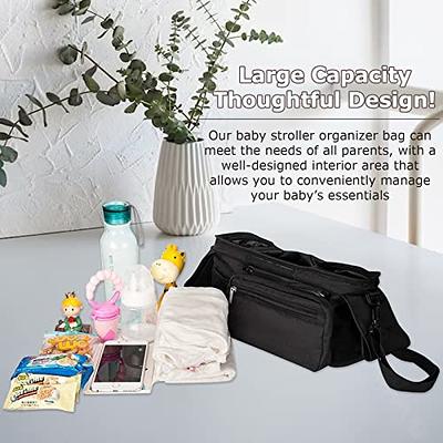 Momcozy Universal Stroller Organizer with Insulated Cup Holder Detachable  Phone Bag & Shoulder Strap, Fits for Stroller like Uppababy, Baby Jogger,  Britax, BOB, Umbrella and Pet Stroller - Yahoo Shopping