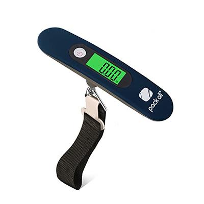 Digital Luggage Scale Gift for Traveler Suitcase Handheld Weight Scale  110lbs (Grey)