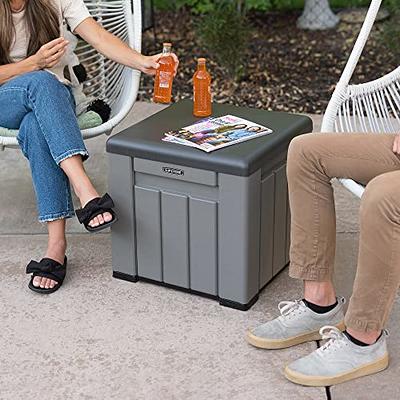 Lifetime 60372U Outdoor Storage Cube Deck Box for Patio Furniture Cushions,  Toys, Garden Tools, Pool Accessories, Gray - Yahoo Shopping