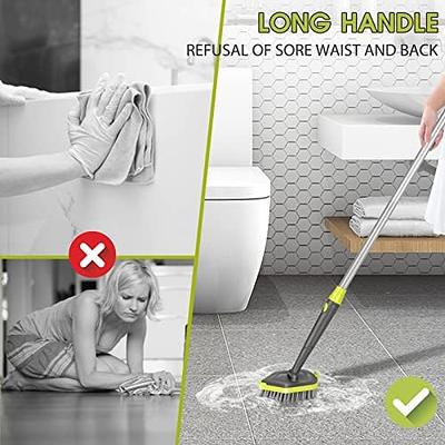 Handle Bristle Brush Door Window Scour Bath Floor Tiles Shower Cleaning Tool  NEW