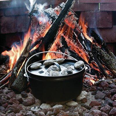 Lodge Cast Iron Camp Dutch Oven Lodge Size: 6 qt - Yahoo Shopping